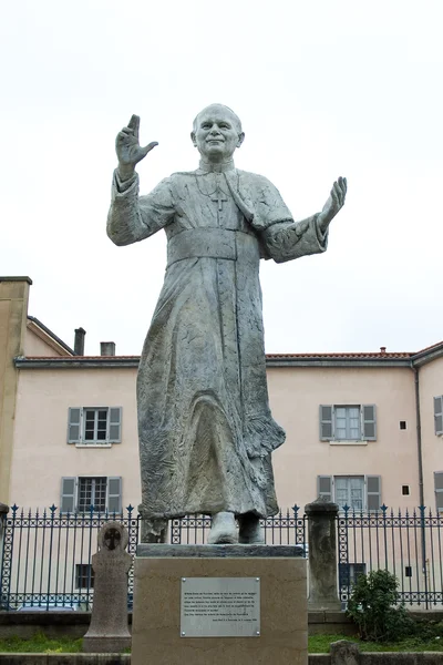 雕像的教皇约翰 · 保罗二世 — 图库照片