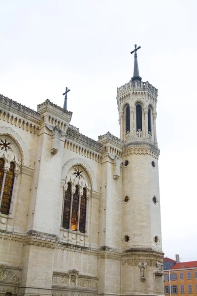 Базиліка Нотр-Дам-де-Fourviere, Ліон — стокове фото