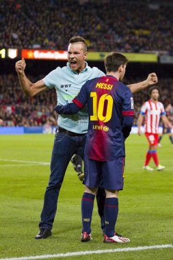 Spontan destekçisi ve Lionel Messi