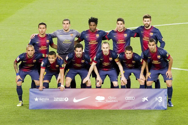 FC Barcelona team 2013 — Stockfoto