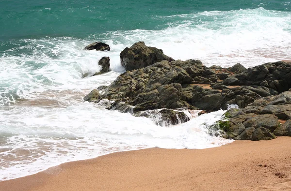 Plaży sant pol — Zdjęcie stockowe