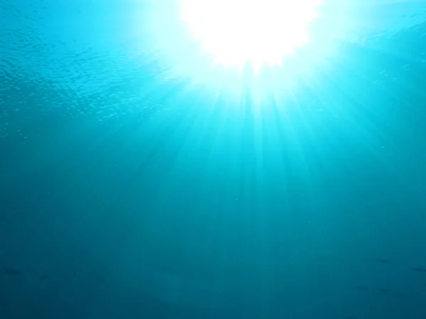 Світло у воді — стокове фото