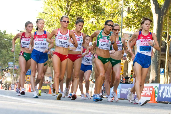 Atletismo Europeo - Caminata para mujeres —  Fotos de Stock