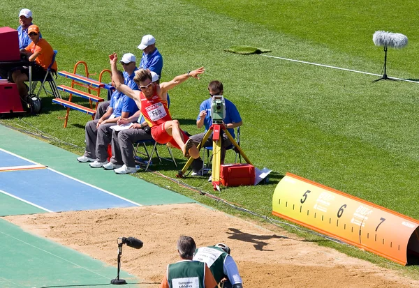 Athletics long jump — Stock Photo, Image