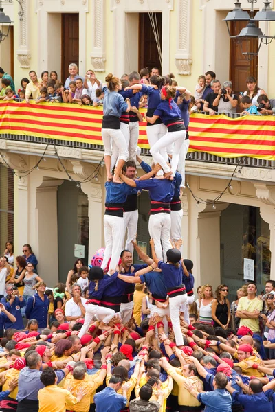 Human tower — Stock Photo, Image