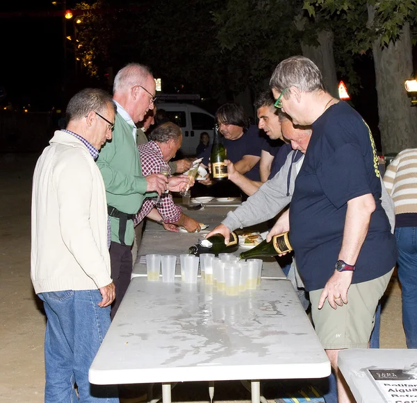 Drinking at Festival of San Juan — Stock Photo, Image