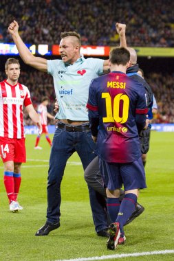 Messi ve spontan destekçisi
