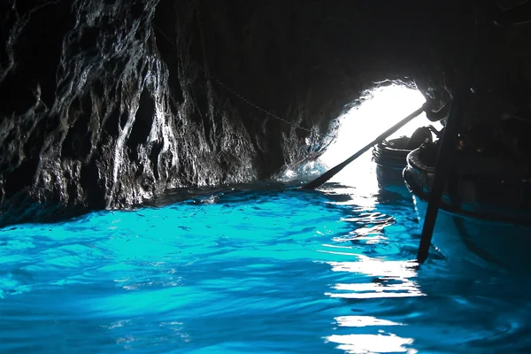 Błękitna Grota, capri Obraz Stockowy