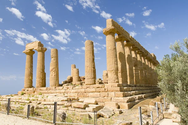 Juno-Tempel, Sizilien — Stockfoto