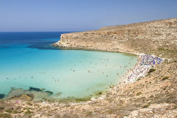 Lampedusaострові Лампедуза — стокове фото