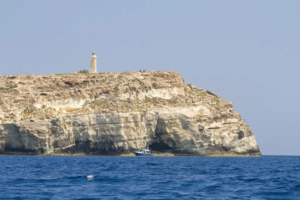 Lighthouse of Lampedusa — Stock Photo, Image