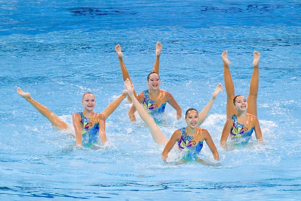 Natación sincronizada — Foto de Stock