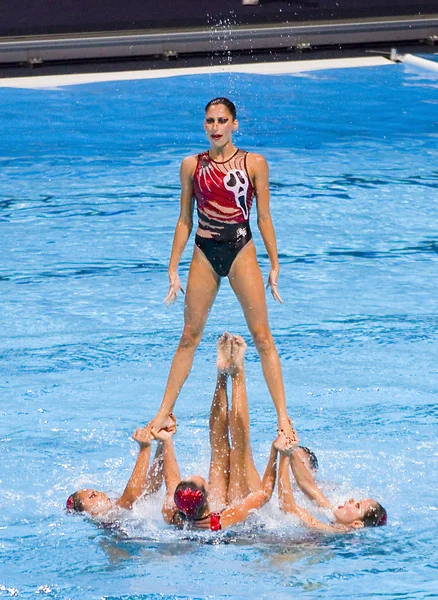 Synchronized swimming — Stock Photo, Image