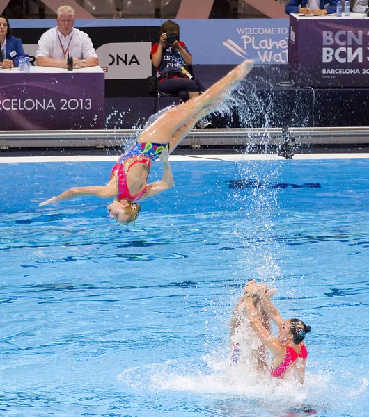 Synchronized swimming — Stock Photo, Image