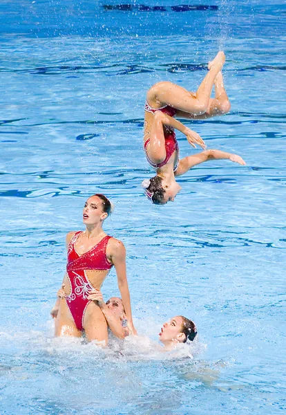 Natación sincronizada — Foto de Stock