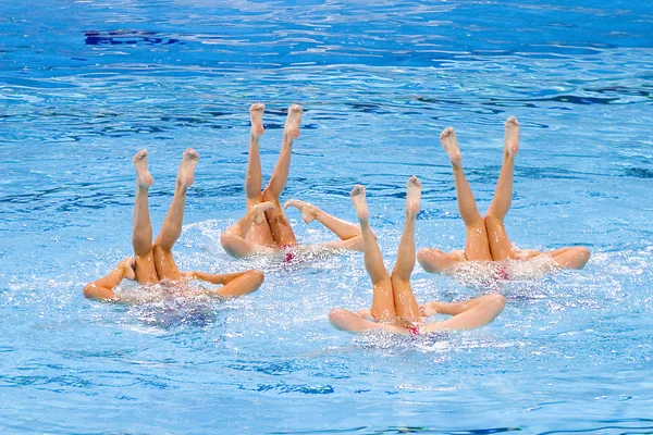 Nuoto sincronizzato — Foto Stock