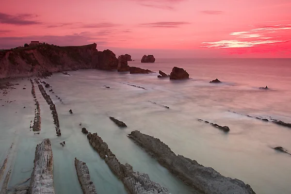 Playa de Arnia, España — Foto de Stock