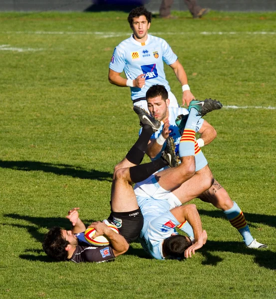 Rugby-Spiel usap - brive — Stockfoto