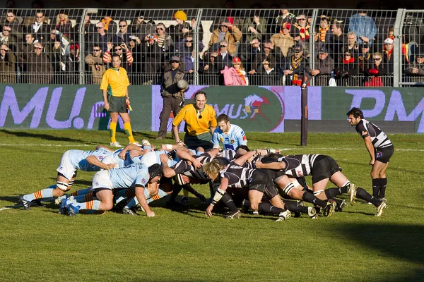 Rugby-Spiel usap - brive — Stockfoto