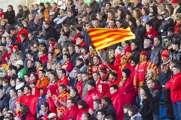 Partido de rugby USAP - Brive — Foto de Stock