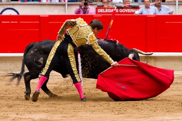 El Juli bullfighting in Barcelona — Stock Photo, Image