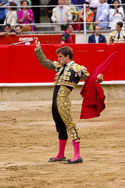 El Juli bullfighting in Barcelona — Stock Photo, Image