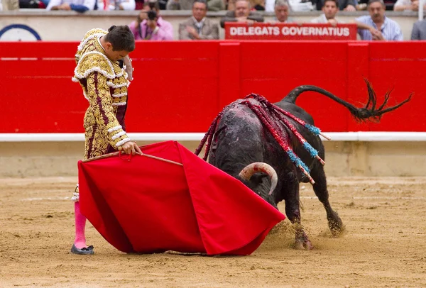 Manzanares býčí zápasy v Barceloně — Stock fotografie