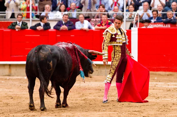 Manzanares tjurfäktning i barcelona — Stockfoto