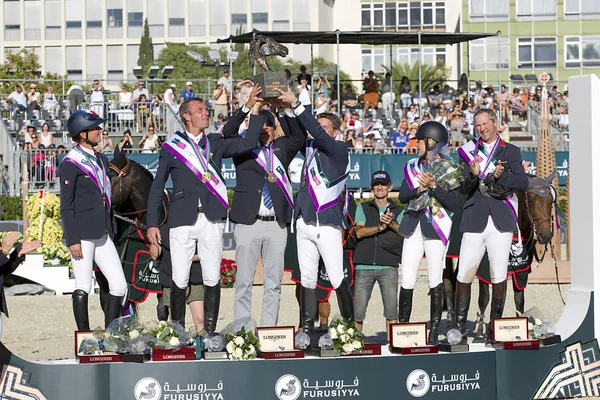 CSIO - Furusiyya FEI Nations Cup Horse Jumping Final — Stock Photo, Image