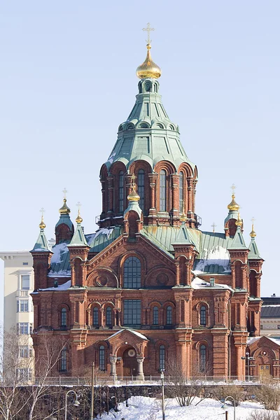 Helsingfors ortodoxa kyrkan — Stockfoto