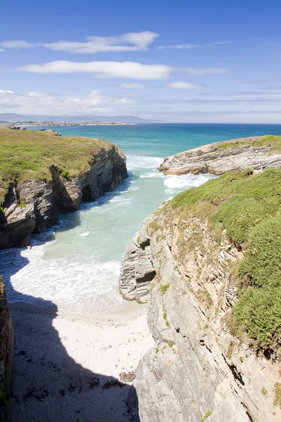 Como playa de Catedrais, España — Foto de Stock