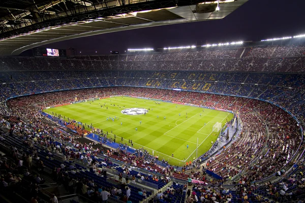 Stadion Camp nou — Zdjęcie stockowe