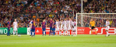 Leo messi zdjęć rzutu wolnego