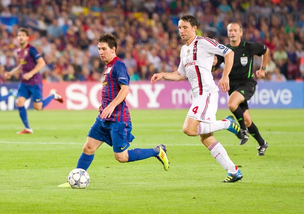 Lionel Messi in action — Stock Photo, Image