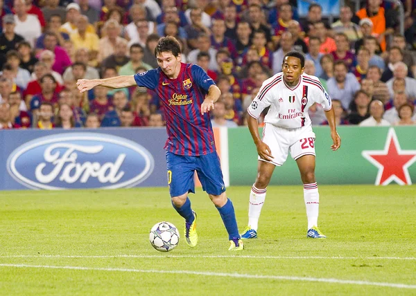 Lionel messi i aktion — Stockfoto