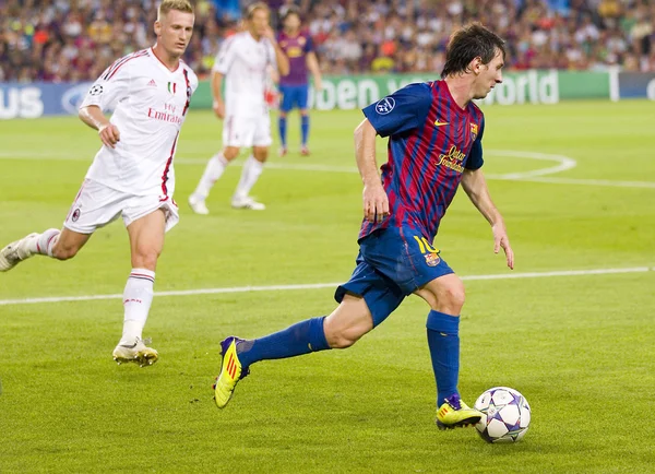 Lionel Messi em acção — Fotografia de Stock