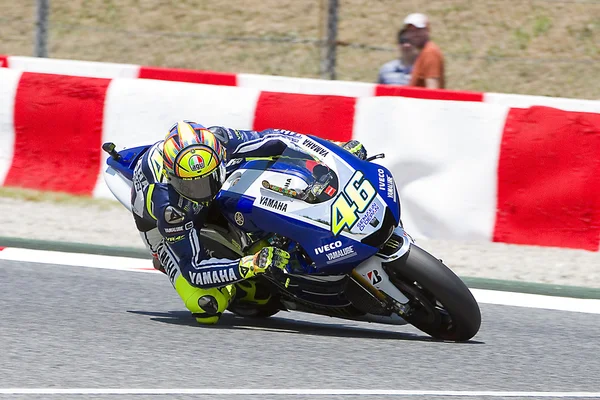 Valentino Rossi racing — Stock Photo, Image