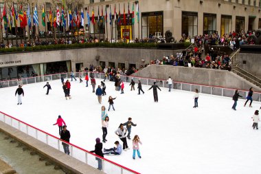 rockefeller center, buz pateni pisti