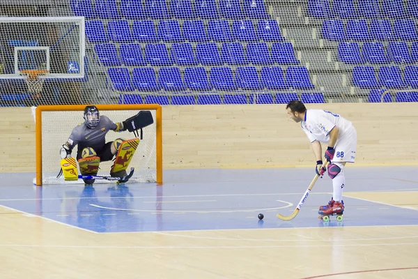 Inline hockey — Stockfoto