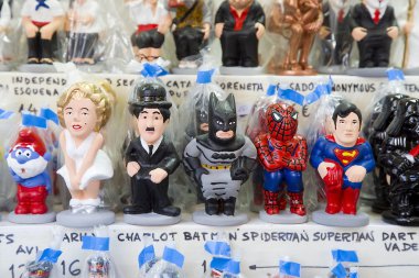 santa llucia fuar, barcelona, caganers