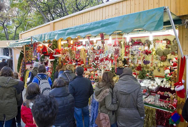 Santa Llucia Fair, Барселона — стоковое фото