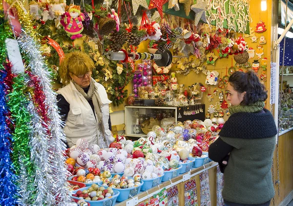 Santa Llucia Fair, Барселона — стоковое фото