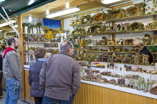 Feria de Navidad en Barcelona — Foto de Stock