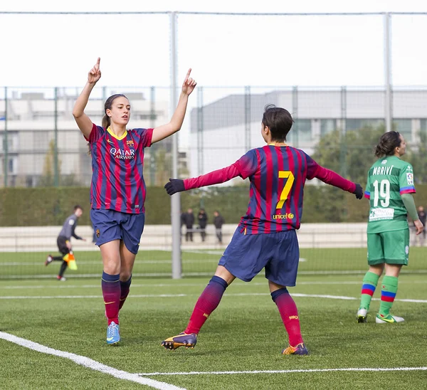 FC Barcelona women's football match — Stock Photo, Image