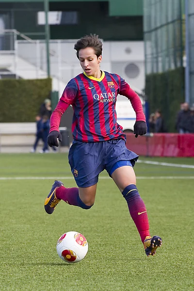 FC Barcelona partido de fútbol femenino — Foto de Stock