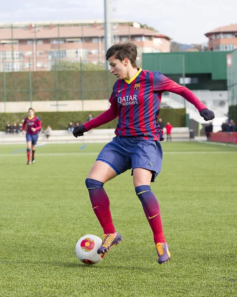 FC Barcelona partido de fútbol femenino — Foto de Stock