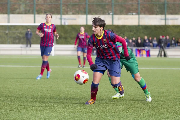 FC Barcelona women's football match — Stock Photo, Image