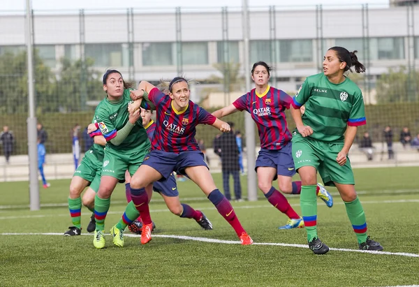 FC Barcellona partita di calcio femminile — Foto Stock