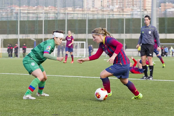 FC barcelona női labdarúgó-mérkőzés — Stock Fotó