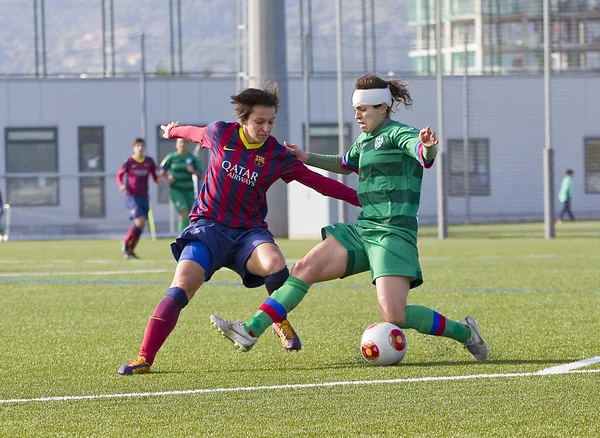 FC barcelona női labdarúgó-mérkőzés — Stock Fotó